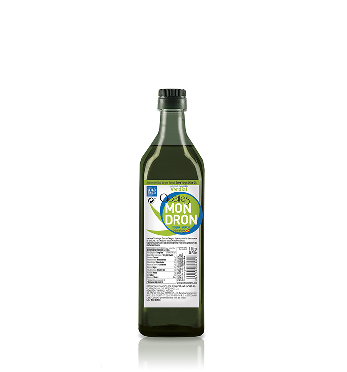 Botella PET Aceite de Oliva Virgen Extra sin filtrar 1L