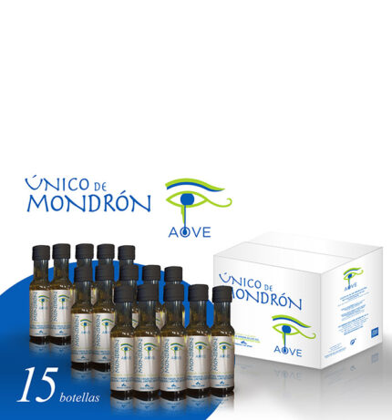 Caja de 15 botellas de 100ml de Único de Mondrón (Campaña 24-25)